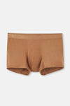 Açık Kahve-Lacivert 3'Lü Desenli Micro Modal Boxer