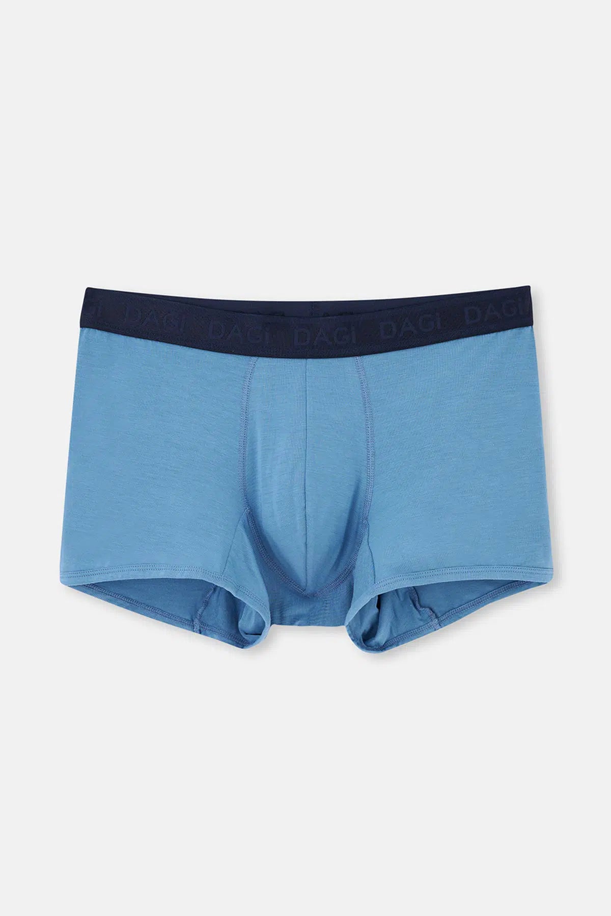 Lacivert-Mavi 3'lü Desenli Micro Modal Boxer