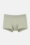 Gri-Mint-Petrol Yeşili 3'lü Düz Micro Modal Boxer