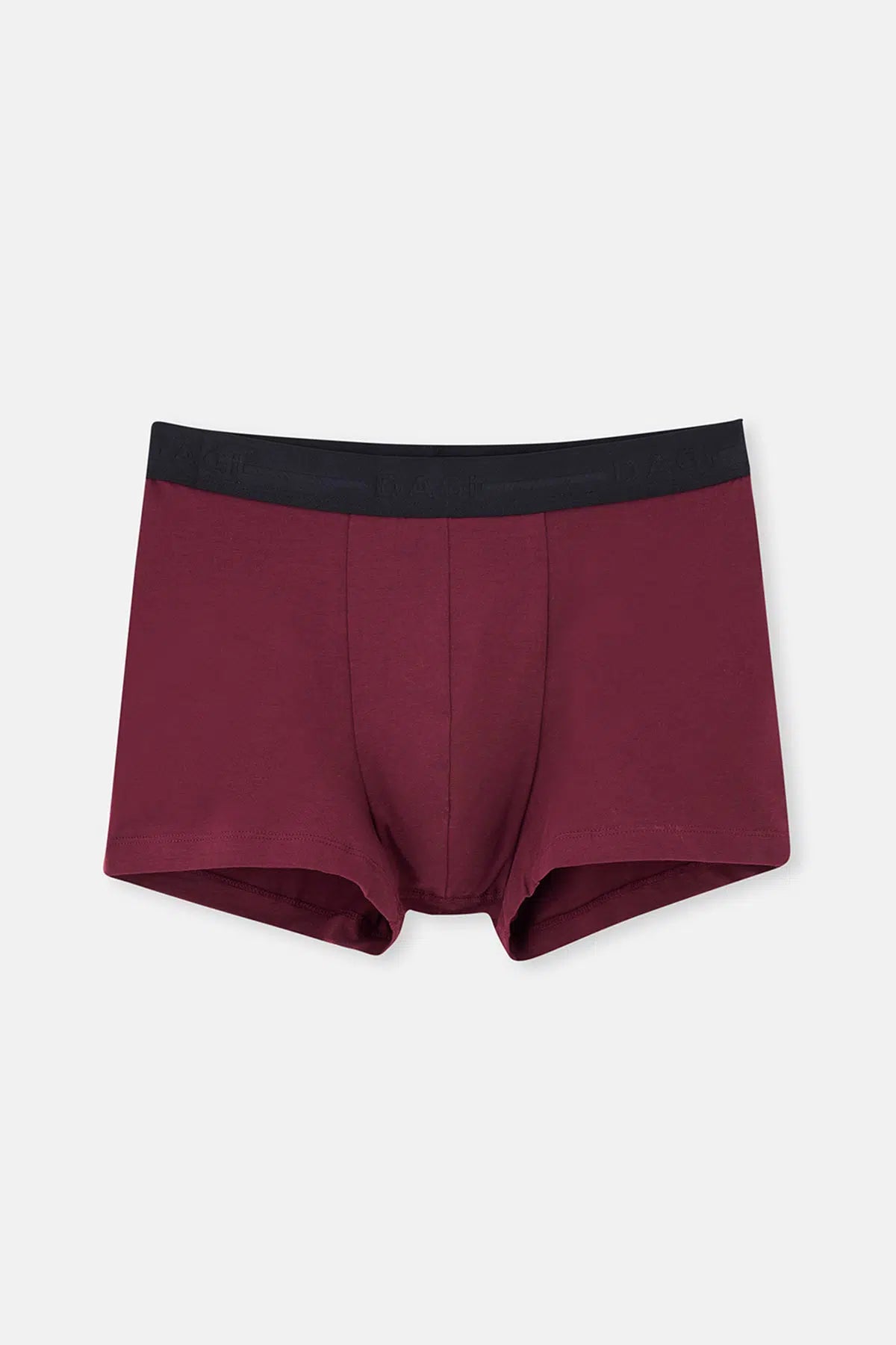 Açık Mavi-Mürdüm-Siyah 3'lü Düz Pamuk Boxer