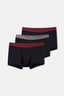Siyah 3'lü Düz Micro Modal Boxer