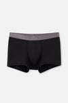 Siyah 3'lü Düz Micro Modal Boxer