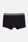 Siyah 3'lü Düz Micro Modal Boxer
