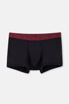 Siyah 3'lü Düz Micro Modal Boxer
