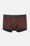 Kahverengi-Siyah 3'Lü Desenli Micro Modal Boxer