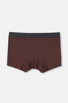 Kahverengi-Siyah 3'Lü Desenli Micro Modal Boxer