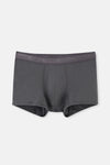 Antrasit-Hardal-Mavi 3'lü Düz Micro Modal Boxer