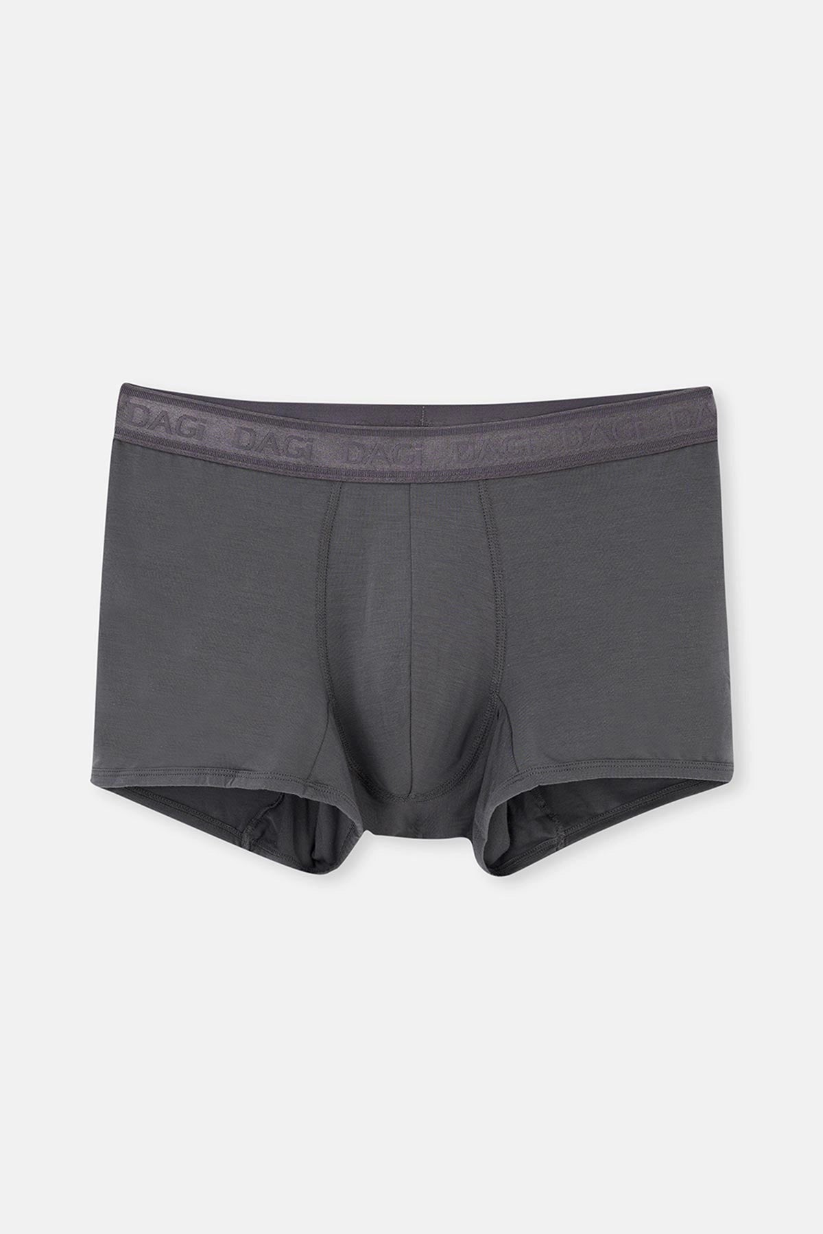 Antrasit-Hardal-Mavi 3'lü Düz Micro Modal Boxer