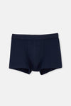 Lacivert Desenli Pamuk 2'li Boxer
