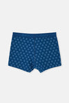 Lacivert 2'li Desenli Pamuk Boxer