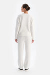 Beyaz Polar Sweatshırt