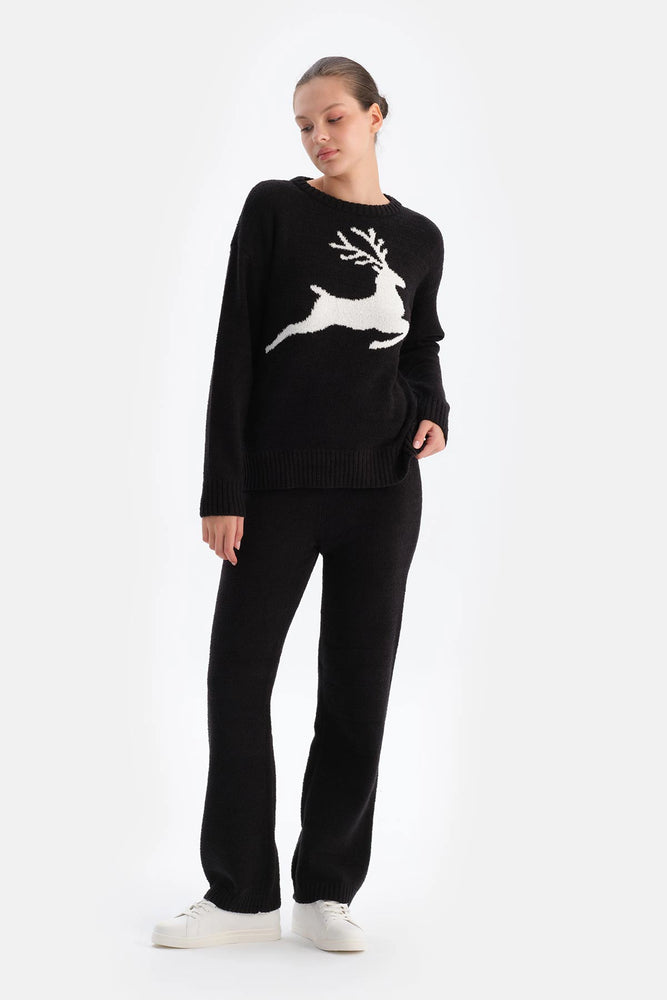Siyah Polar Pantolon