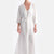 Beyaz Dantel Detaylı Saten Bride Sabahlık