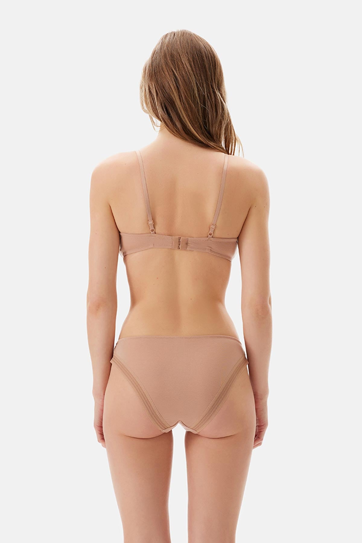 Açık Kahve Basic Üçgen Formlu Bralet