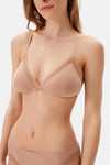 Açık Kahve Basic Üçgen Formlu Bralet