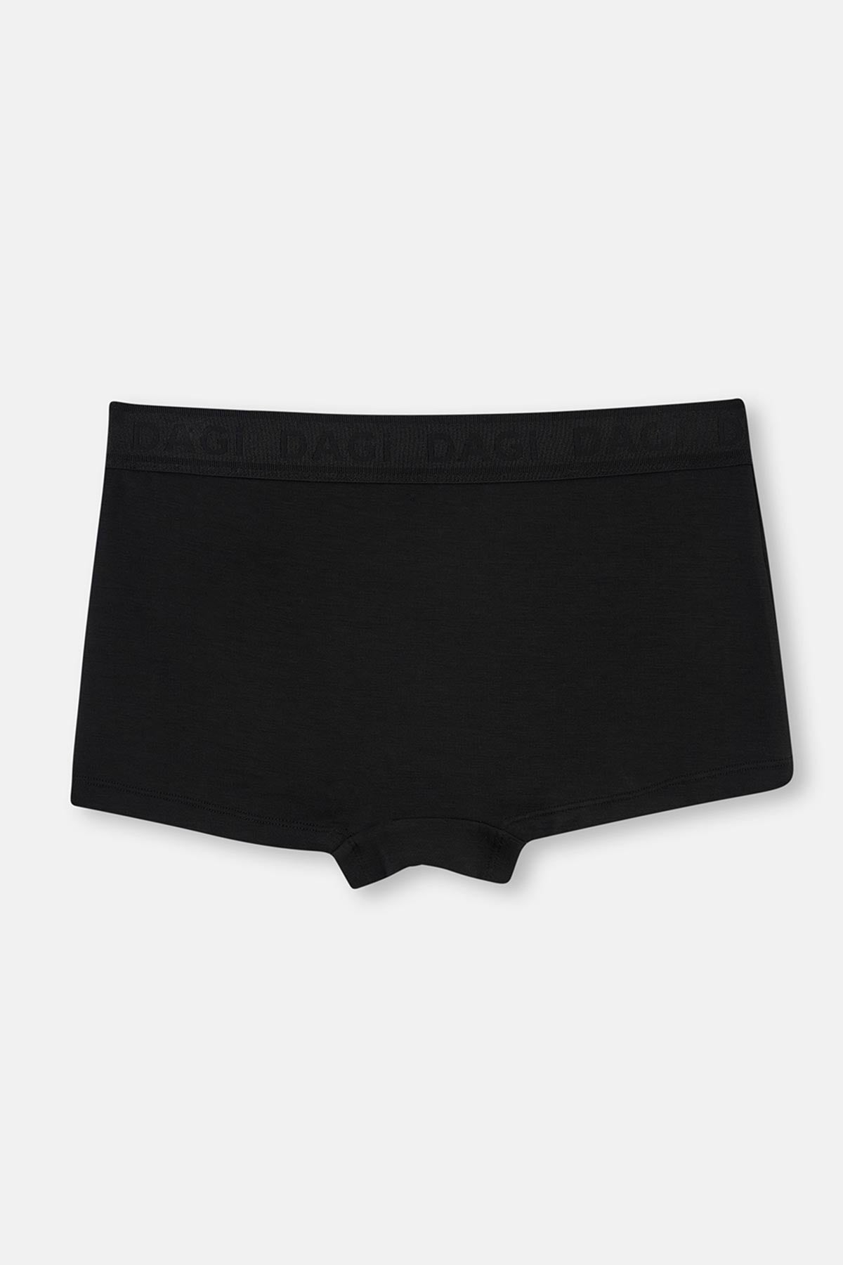 Siyah Kadın Basıc Modal Boxer