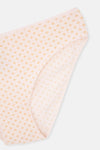 Açık Somon-Soft Pembe Soft Kadın 3'lü Desenli Brıef Külot