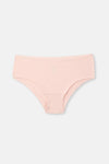 Gri-Soft Pembe Soft Kadın 3'lü Desenli Hipster Külot