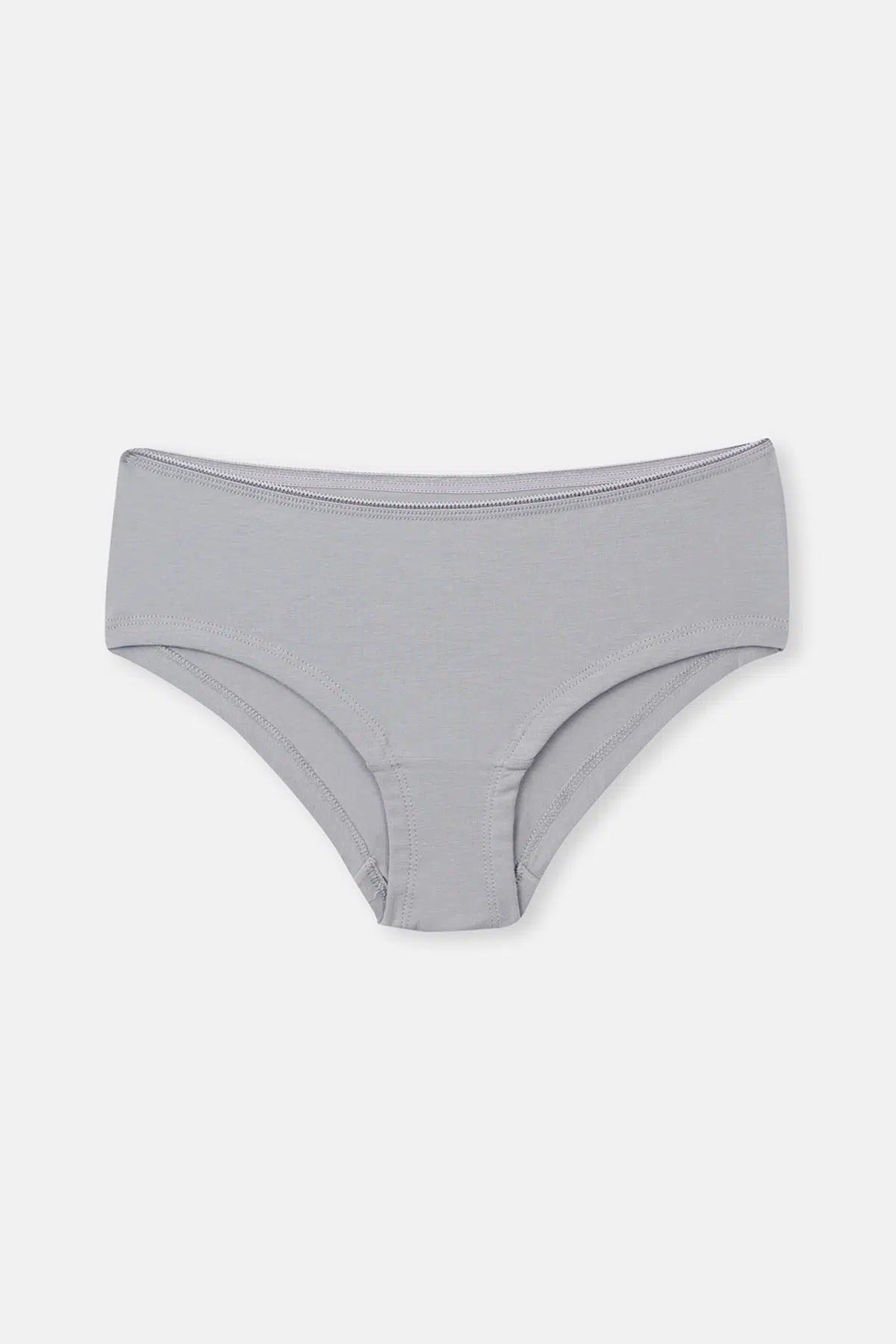 Gri-Soft Pembe Soft Kadın 3'lü Desenli Hipster Külot