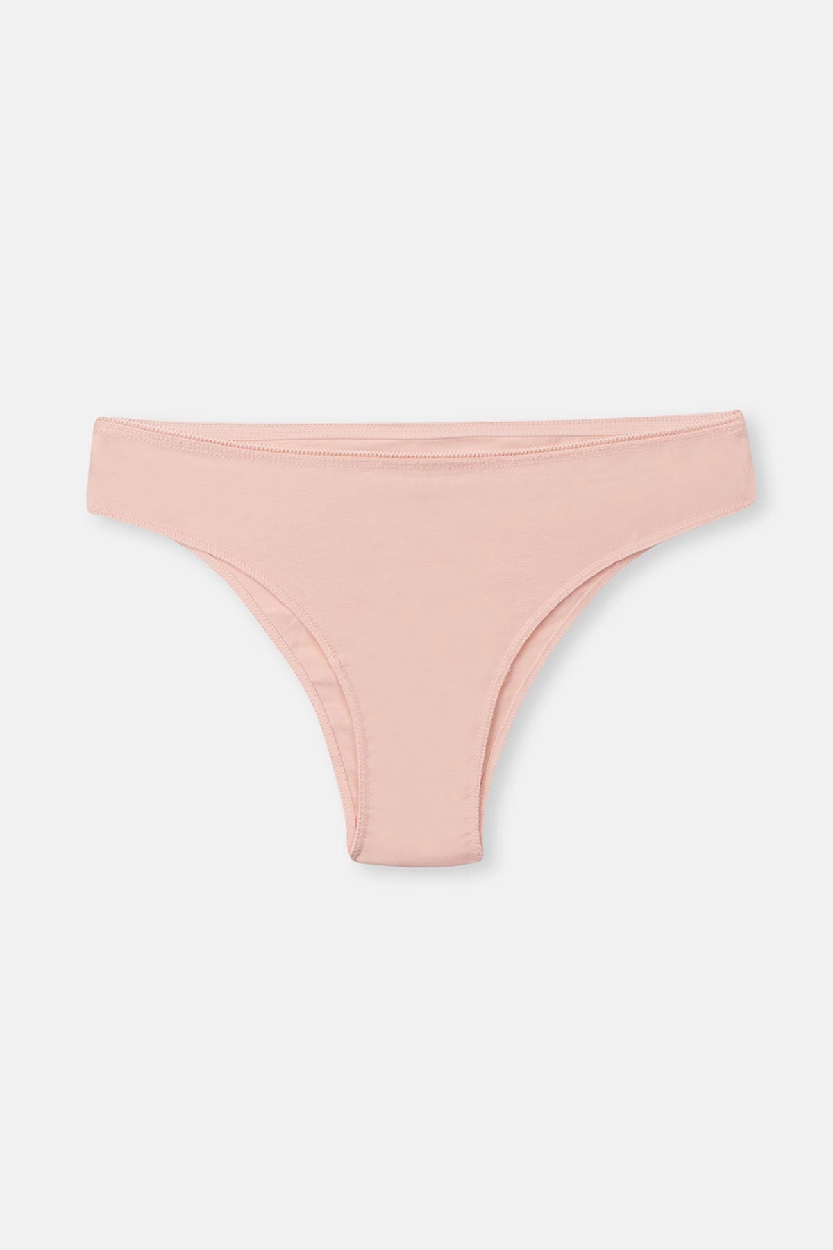 Gri-Soft Pembe Soft Kadın 3'lü Desenli Brazilian Külot