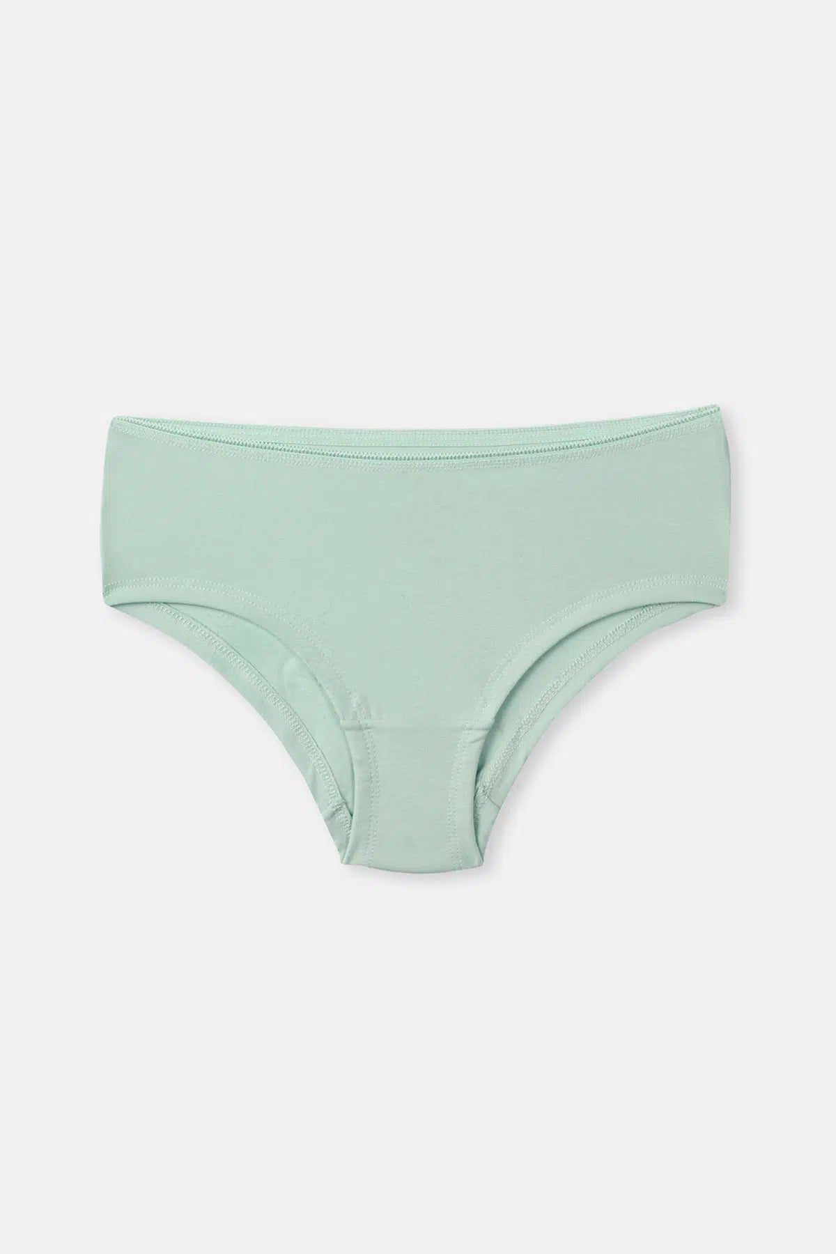Gri-Mint-Mor Kadın 3'lü Düz Hipster Külot