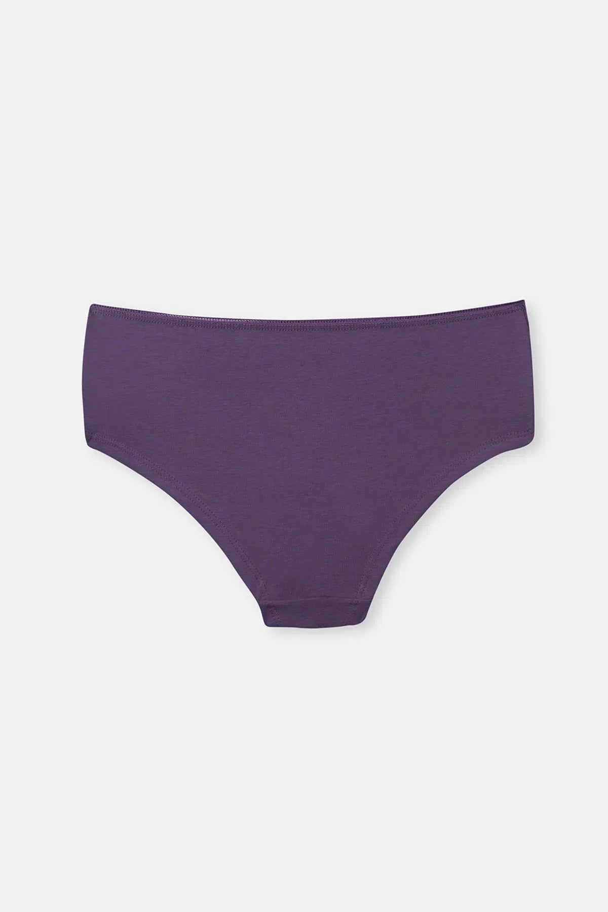 Gri-Mint-Mor Kadın 3'lü Düz Hipster Külot