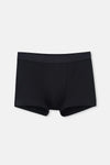 Bordo-Siyah 3'Lü Desenli Pamuk Boxer