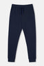 Lacivert Jogger Paça Waffle Pantolon