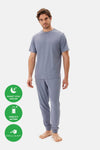 Mavi Bisiklet Yaka Jogger Paça Celliant Pijama Takımı
