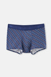 Kiremit Micro Modal Desenli 2'li Boxer