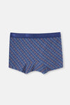 Kiremit Micro Modal Desenli 2'li Boxer
