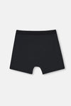 Siyah Basic Yan Detaylı Boxer