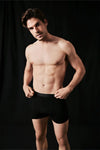 Siyah Basic Pamuk Boxer