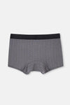 Siyah Micro Modal Desenli 2'li Boxer