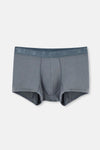 Gri Micro Modal Desenli 2'li Boxer