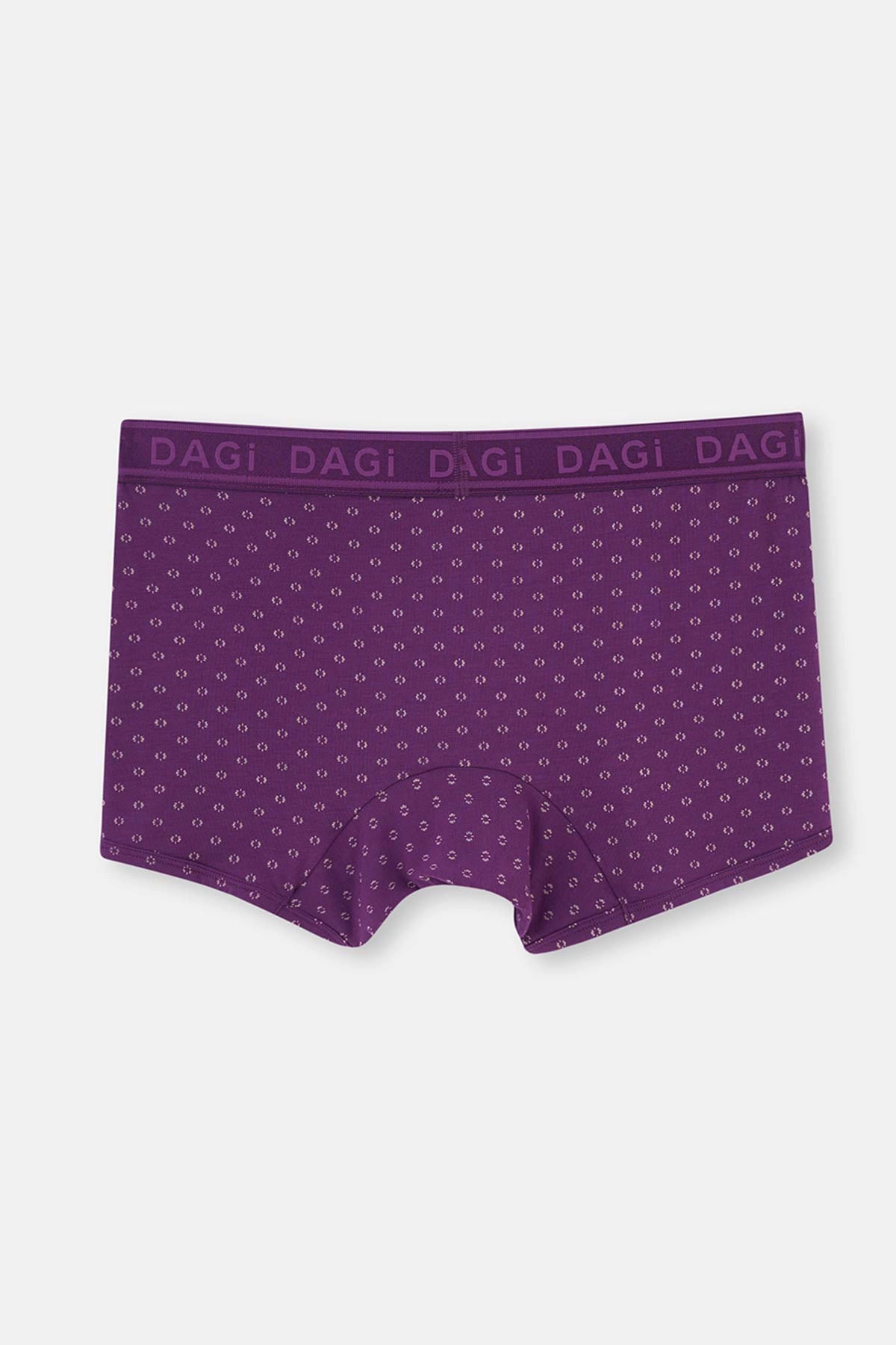 Mor Micro Modal Desenli Boxer