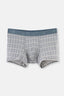 Gri Micro Modal Desenli Boxer