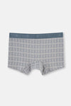 Gri Micro Modal Desenli Boxer