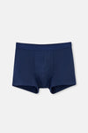Lacivert Pamuk Desenli 3'lü Boxer
