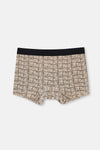 Vizon Micro Modal Desenli 3'lü Boxer