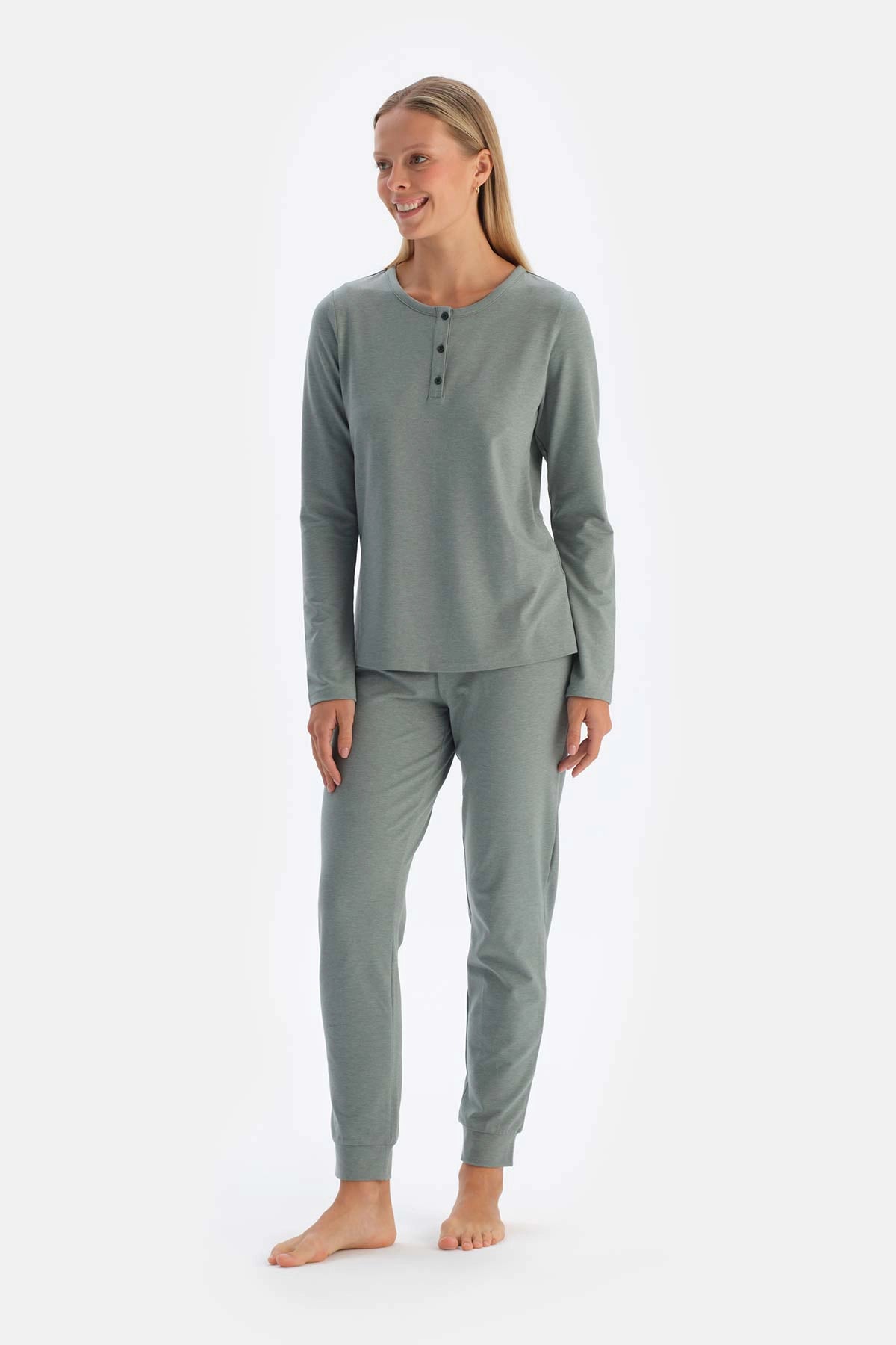 Yeşil Jogger Paça Everfresh Pijama Altı