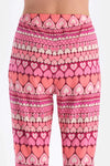 Multicolor Kalpli Metraj Baskılı Gömlek Pantolon Pijama Takımı