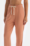 Kırık Beyaz Baskılı Modal Pijama Takımı