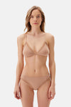 Açık Kahve Basic Üçgen Formlu Bralet