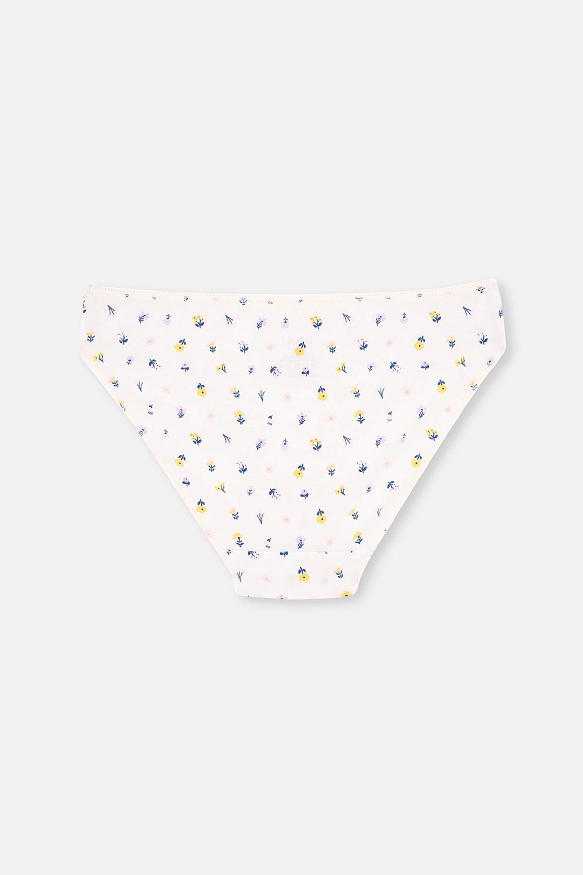 Multicolor Kadın 3'iü Çiçek Desenli Brief Külot