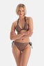 Kahverengi Spagetti Bikini Alt