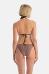 Kahverengi Spagetti Bikini Alt