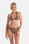 Kahverengi Spagetti Bikini Alt
