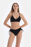 Siyah Yanı Büzgülü Bikini Alt