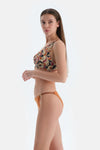 Açık Kahve Normal Bel Bikini Alt